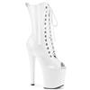 Pleaser - ENCHANT1041 Bottes de plateforme, Pole dance chaussures - Blanc Product image